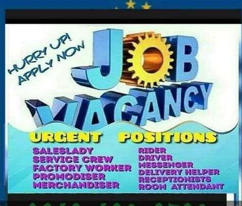 POGO JOB HIRING (DIRECT HIRED) .